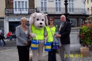 With the Mayor and Mayoress of Margate Mick and Shirly Thomlinson