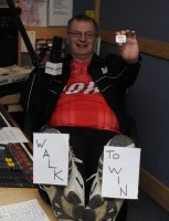 Walk to Win. kmfm Studio Cliftonville