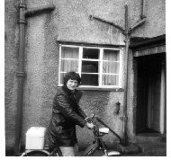 My first bike! A moped. this taken in 1976