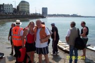 Johnny and Judy after the race