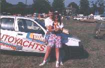 Aurelie and I by my car