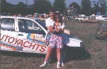 Aurelie and I by my car