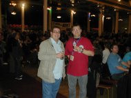 Paul Pearson and Steve Saunders at the Thanet 2010 Beer Festival