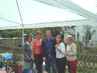 Me with some of the ladys who helped out on the stalls