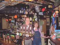 Alax and Amanda, Landlord and Landlady at the Kings Head, Kingsdown