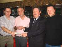 Handing over some cash we raised to the Dover RNLI