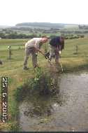 Keith and me doing a spot of fishing