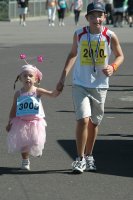 Runners of all age's took part and some in fany dress