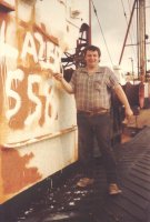 Johnny Painting the Ross in 1984!