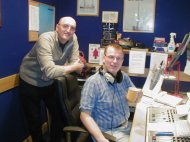 Floyd and Johnny in the Main Caroline studio at Maidstone Aug 2007