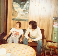 Mi Amigo mess room 1979, Tony Alan and Peter Chicago