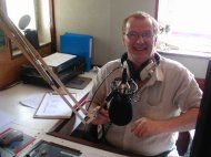 Johnny in the studio on the Ross May 2008