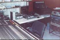 Radio Nova, Dublin - production studio 1982.