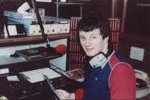 On Air - Sunshine Radio 1982 (with what looks like a black eye!!!!)