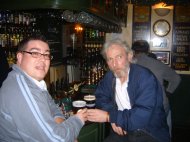 Paul and Jeff at the Bar of the Ship in Deal