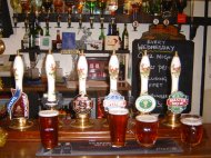 Fine selection or real ales