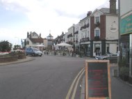 Sea Front area by the pier in Deal, with The Kings Head, Port Arms and  Dunkerleys