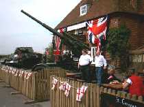 AA gun at The Three Tuns